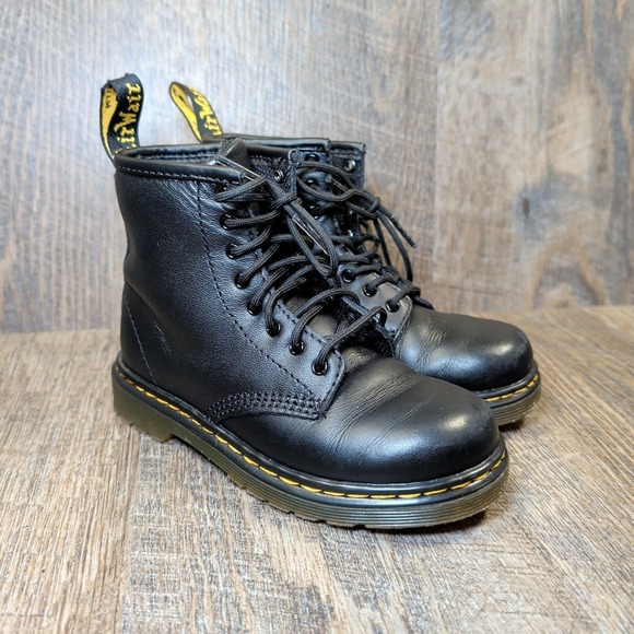 Dr. Martens Other - Dr. Martens Unisex Toddler Child Youth Boots Size 10 C Side Zip Black 8 Eyelets
